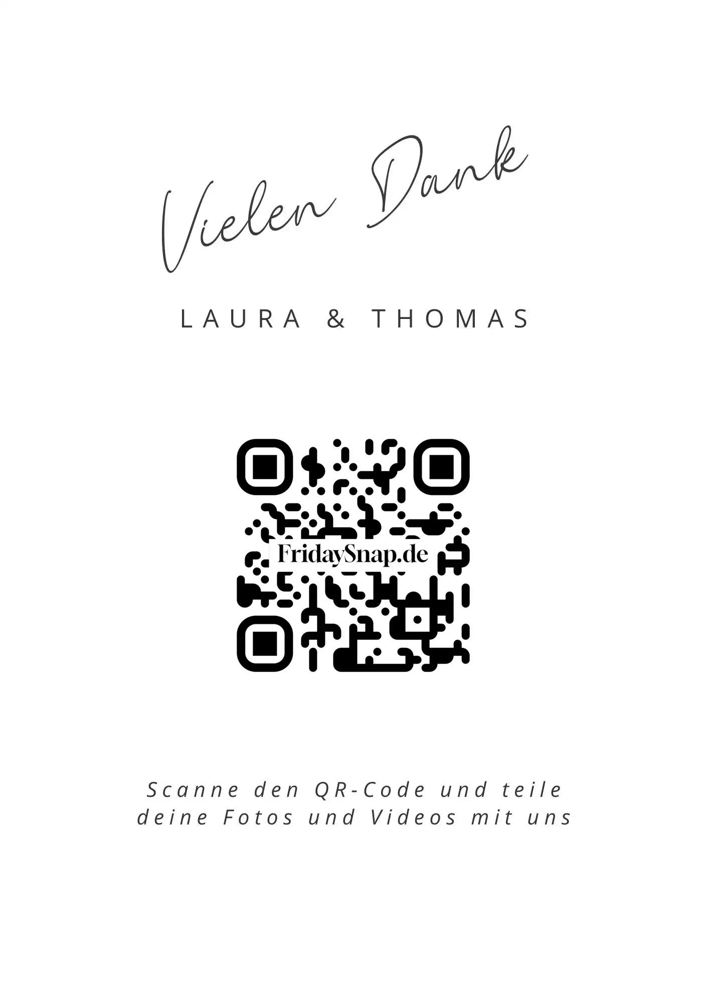 QR-Code Vorlage 3 Schwarz-Weiss